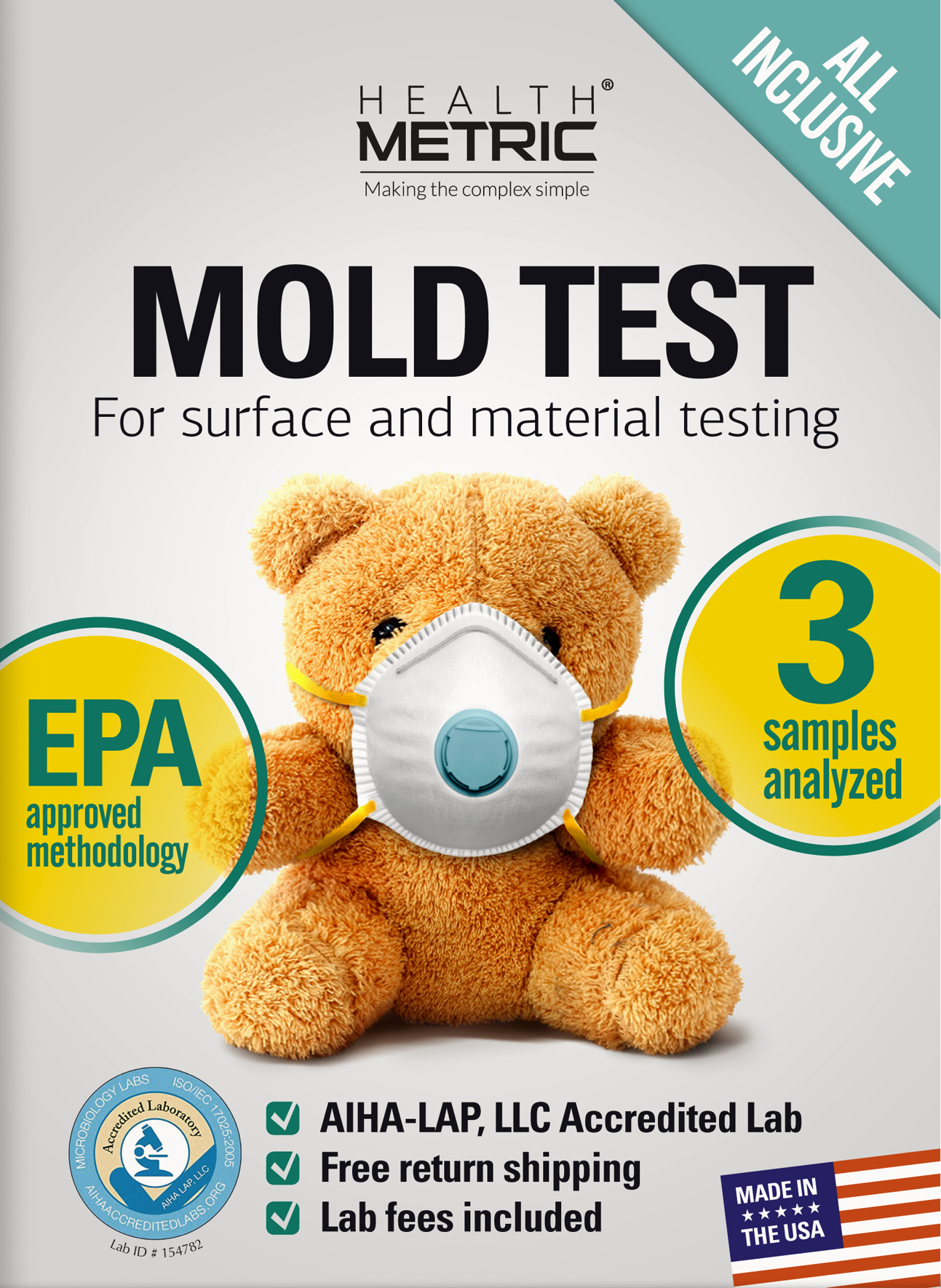 Supreme - DIY Mold Test Kit for Home Air Quality - Air and Surface