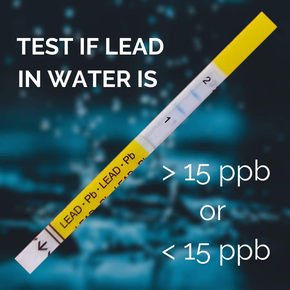 Heavy Metals Water Test Kit - Drinking Water Test Strips with eBook - Quick and Accurate Testing Kits for Drinking Water - Test Iron, Copper